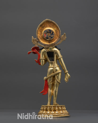 Eight Bodhisattvas Statue Collection | Traditional Nepalese Artistry