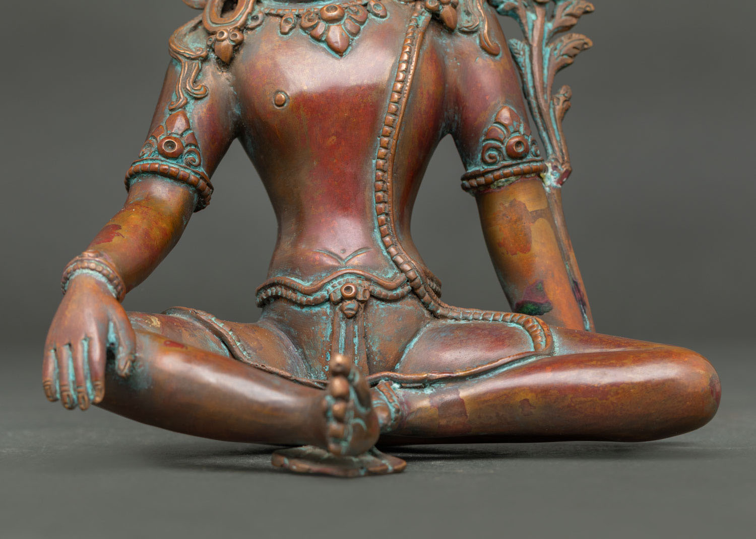 Antique-Finished Indra Statue | Ancient Vedic God of Rain and Thunder
