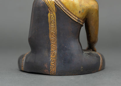 Five Dhyani Buddhas Statue | Himalayan Vajrayana Spiritual Altar Set