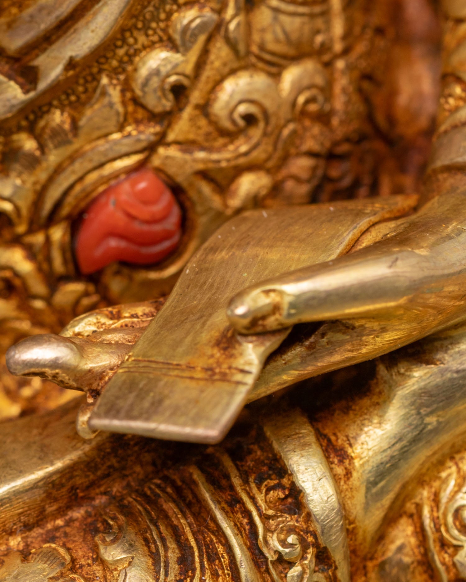 Tsongkhapa and Two Disciples Set – Luminous Wisdom Handmade Statue