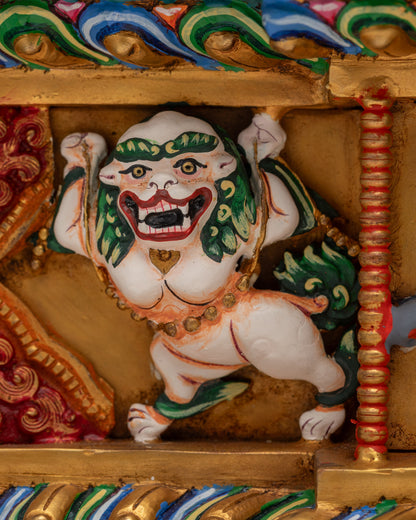 Statue of Guru Padmasambhava on Beautiful Throne | Master of Tantra