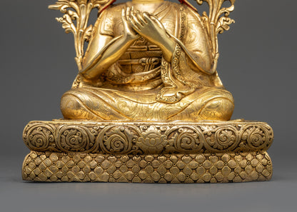 Five Shakya Masters Statue Set | Handcrafted Buddhist Deities from Nepal