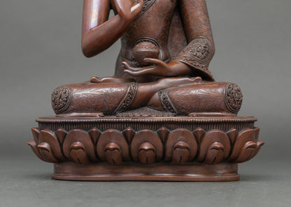 Five Dhyani Buddha Statue Set for Meditation and  Spiritual Practice