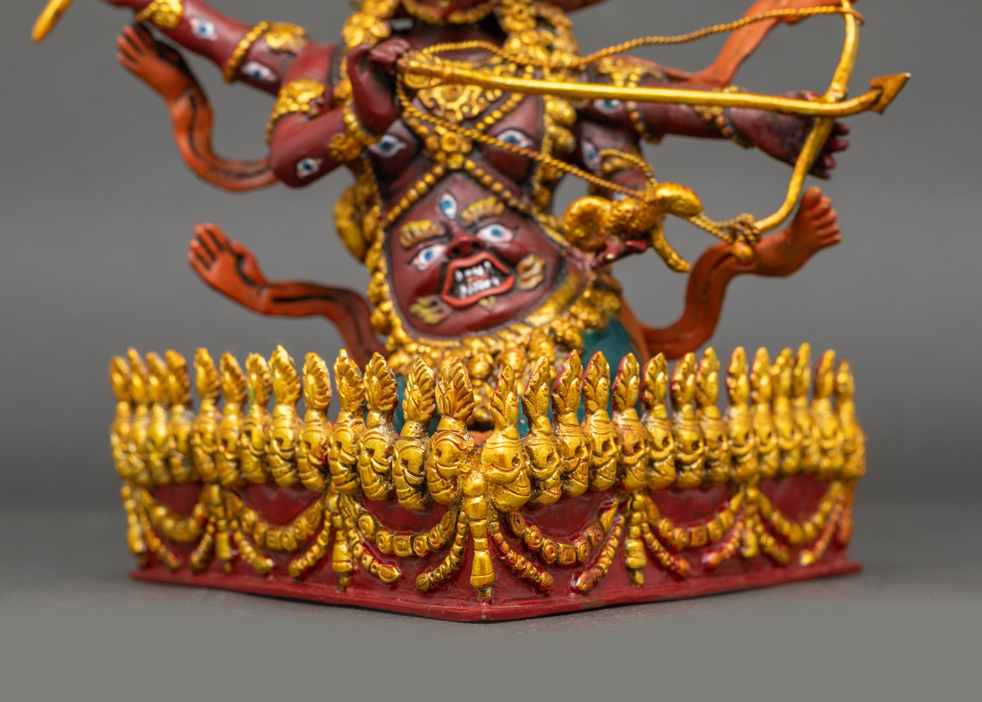 Powerful Vajrayana Buddhist Statue Set for Protection