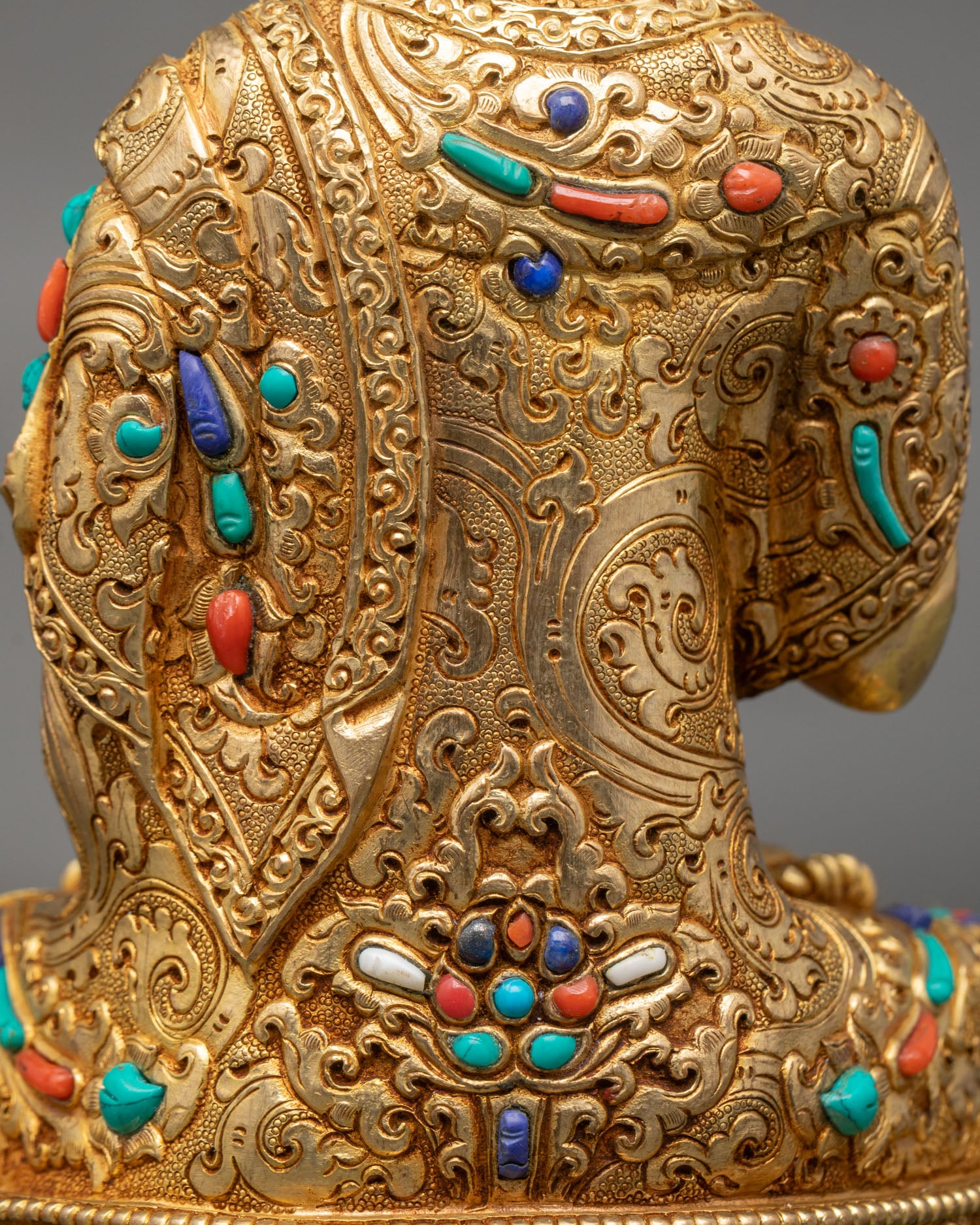 Tsongkhapa and Two Disciples Set – Luminous Wisdom Handmade Statue