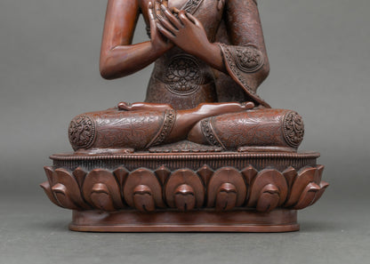 Five Dhyani Buddha Statue Set for Meditation and  Spiritual Practice