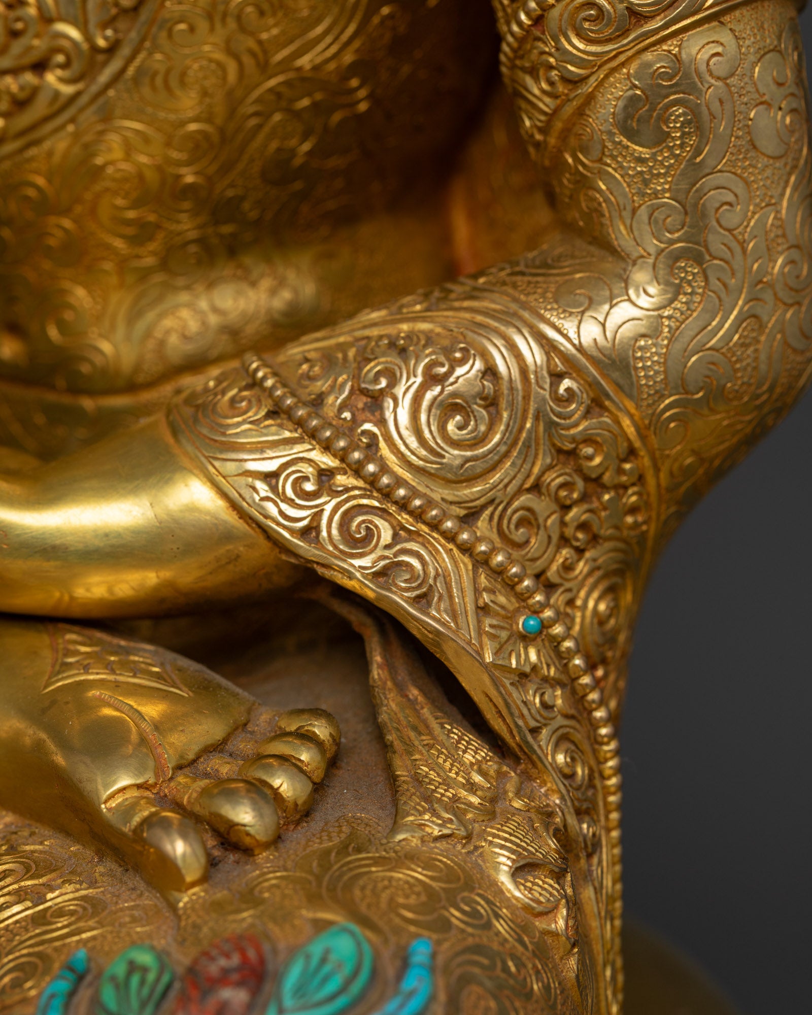 Shakyamuni Buddha Enthroned: Symbol of Enlightenment and Compassion