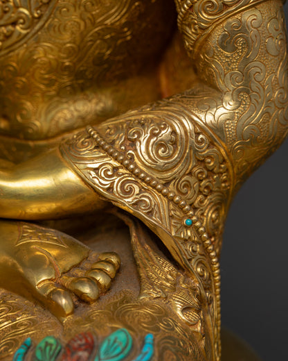Shakyamuni Buddha Enthroned: Symbol of Enlightenment and Compassion