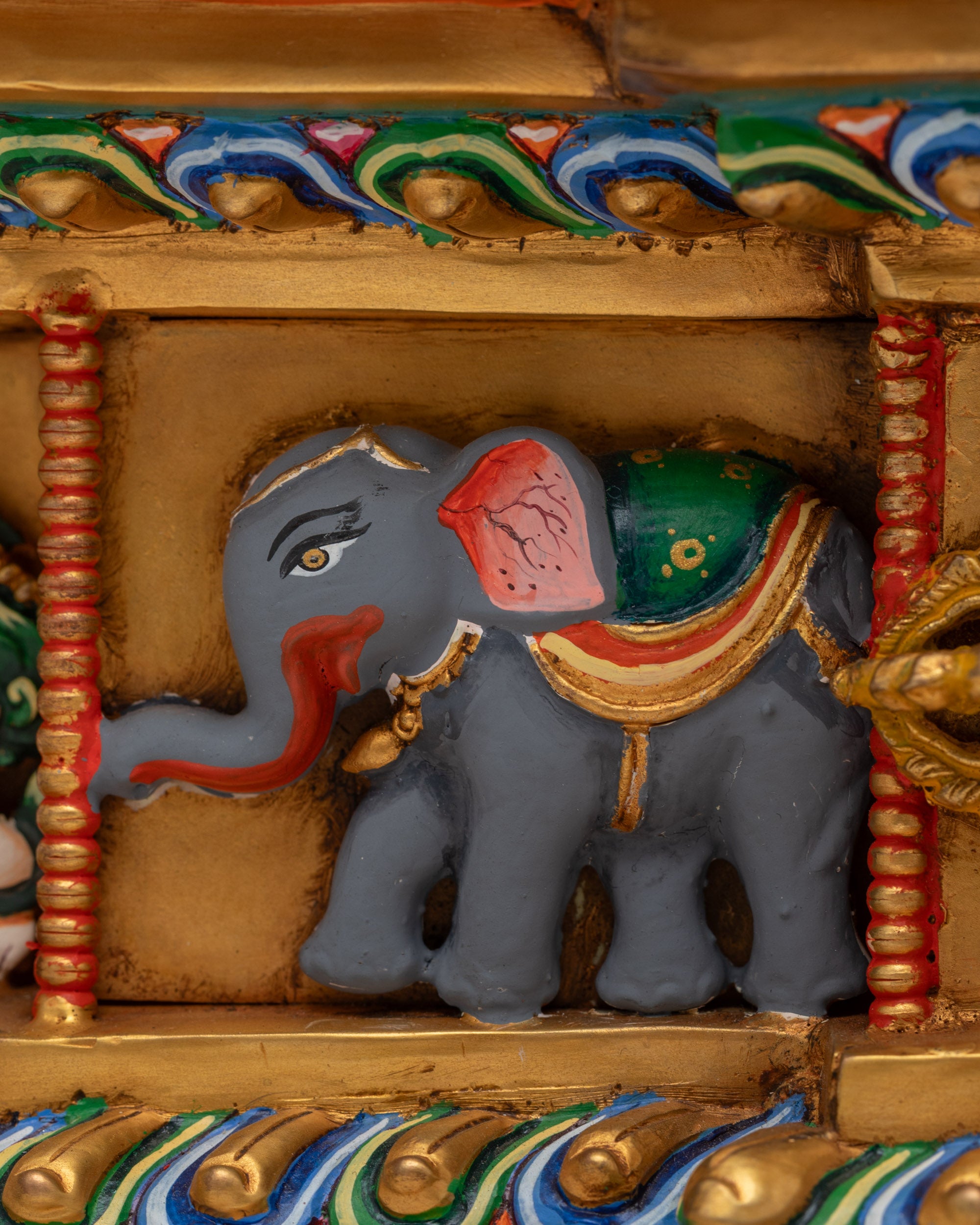 Statue of Guru Padmasambhava on Beautiful Throne | Master of Tantra