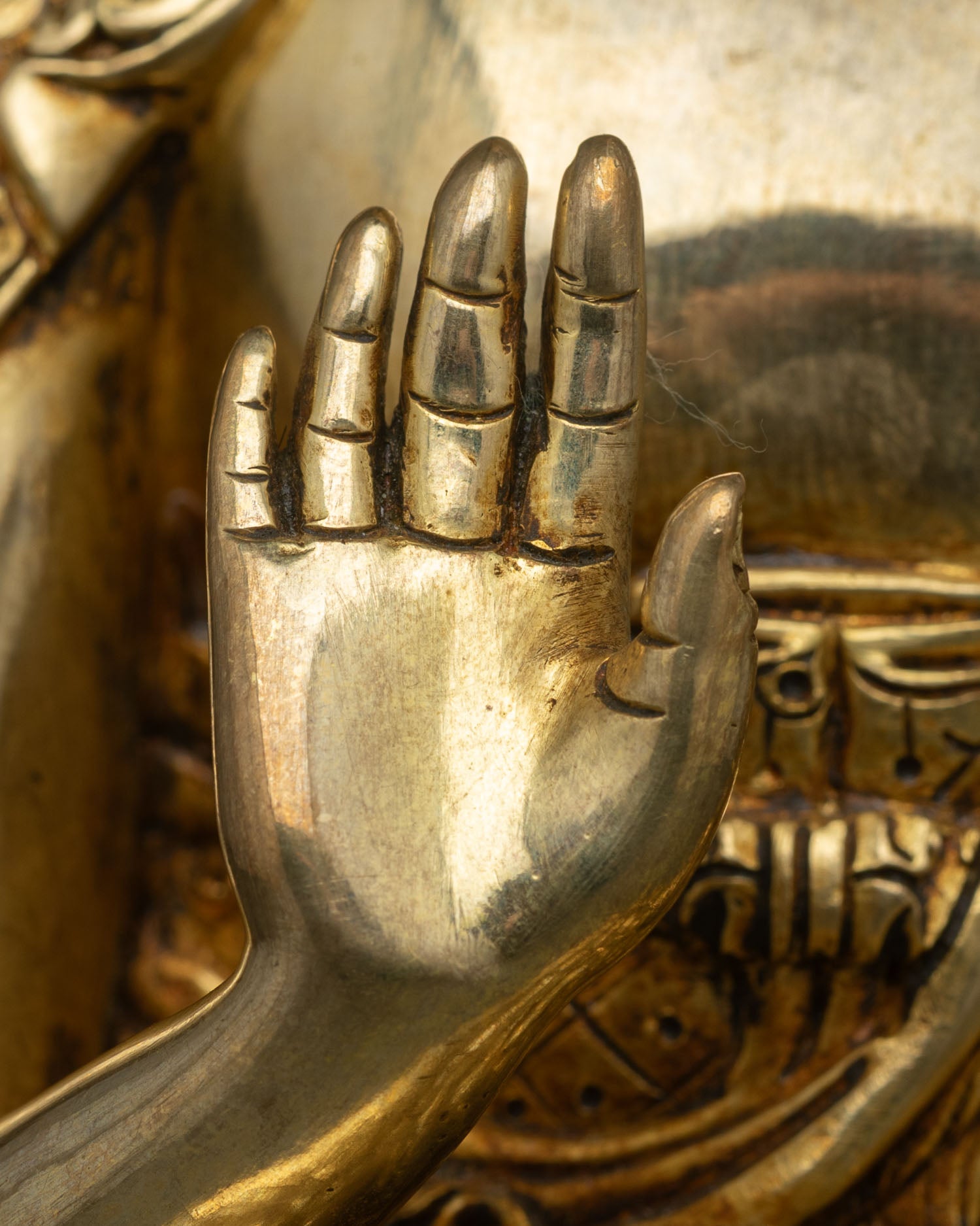 Five Dhyani Buddha Sculpture – Representation of Enlightened Wisdom