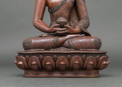 Five Dhyani Buddha Statue Set for Meditation and  Spiritual Practice