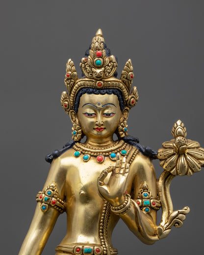 Eight Bodhisattvas Statue Collection | Traditional Nepalese Artistry