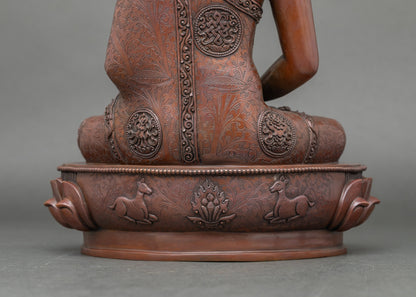Five Dhyani Buddha Statue Set for Meditation and  Spiritual Practice