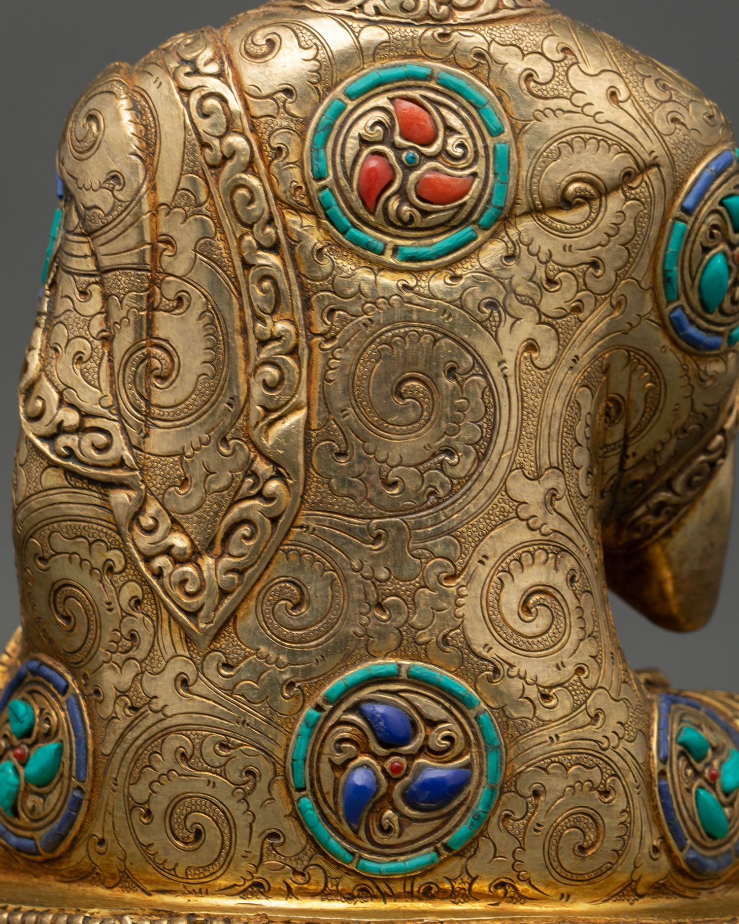 Five Dhyani Buddha Sculpture – Representation of Enlightened Wisdom