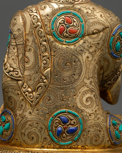 Five Dhyani Buddha Sculpture – Representation of Enlightened Wisdom