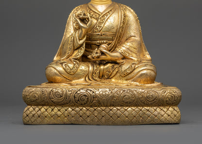 Five Shakya Masters Statue Set | Handcrafted Buddhist Deities from Nepal