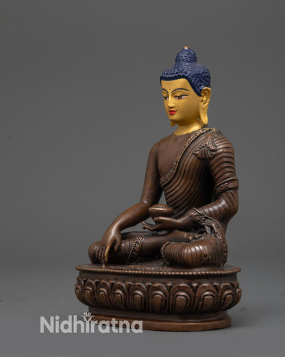 Buddha Shakyamuni Statue – Tibetan Himalayan Copper Buddha