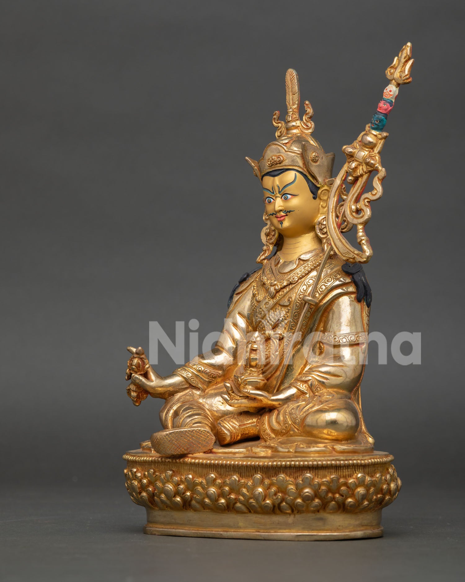 Guru Rinpoche Statue | Handmade Vajrayana Buddhist Art