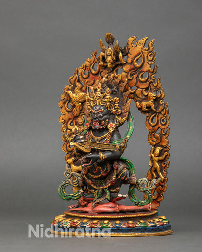 Sakya Mahakala Statue | Tibetan Buddhist Protector Deity