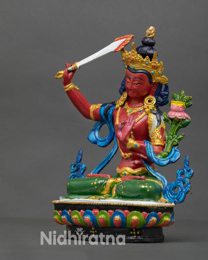 Manjushree Statue | Bodhisattva of Transcendent Wisdom