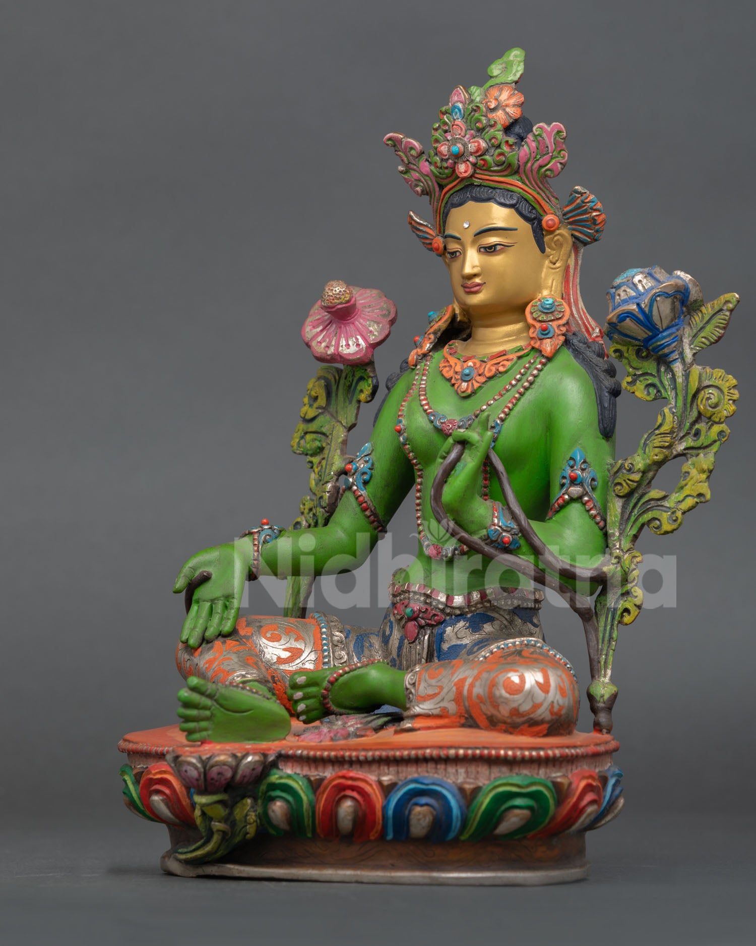 Green Tara Statue