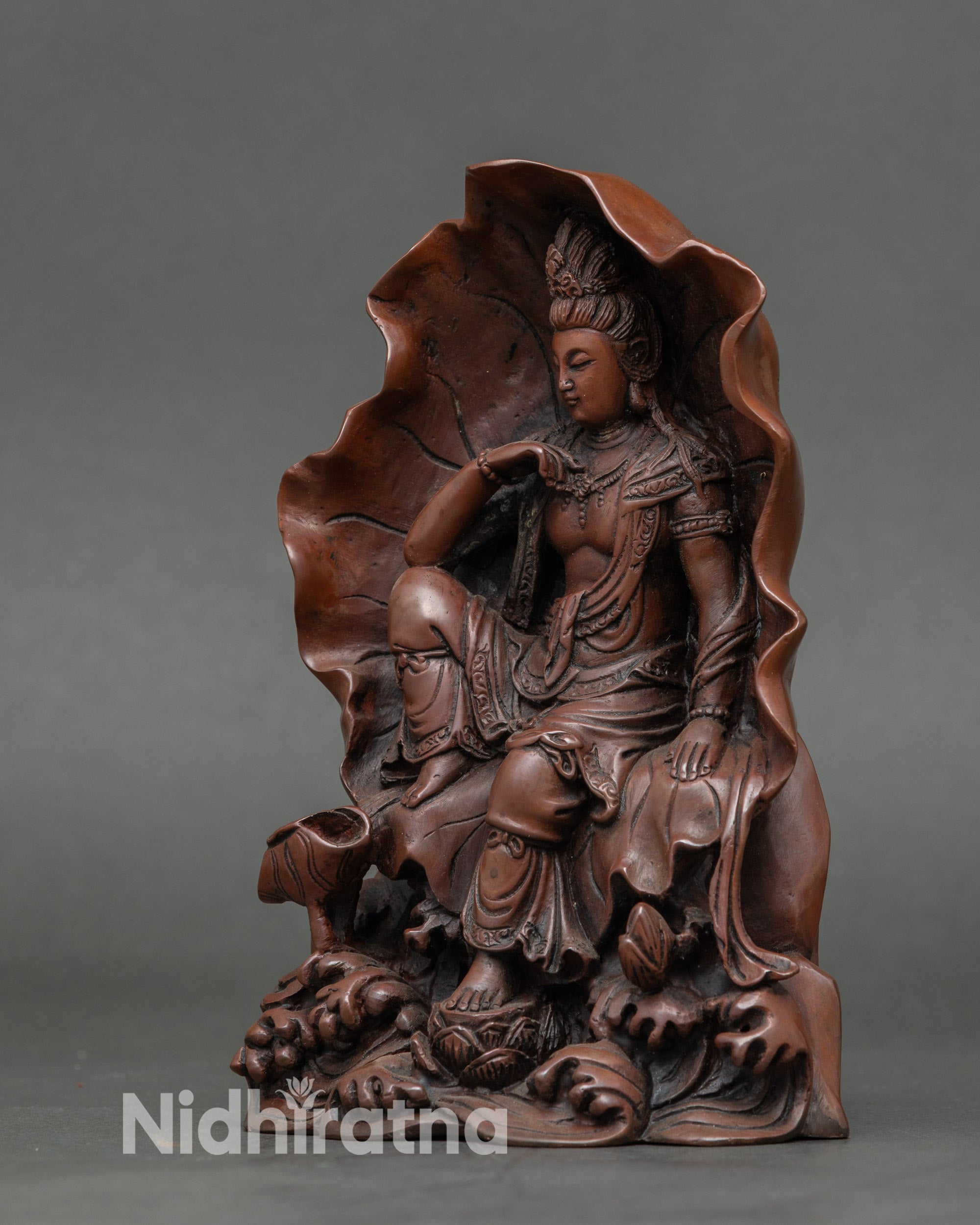 Oxidized Guan Yin Statue : A Timeless Symbol of Mercy and Enlightenment