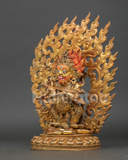 Sakya Mahakala Statue | Nepalese Spiritual Decor