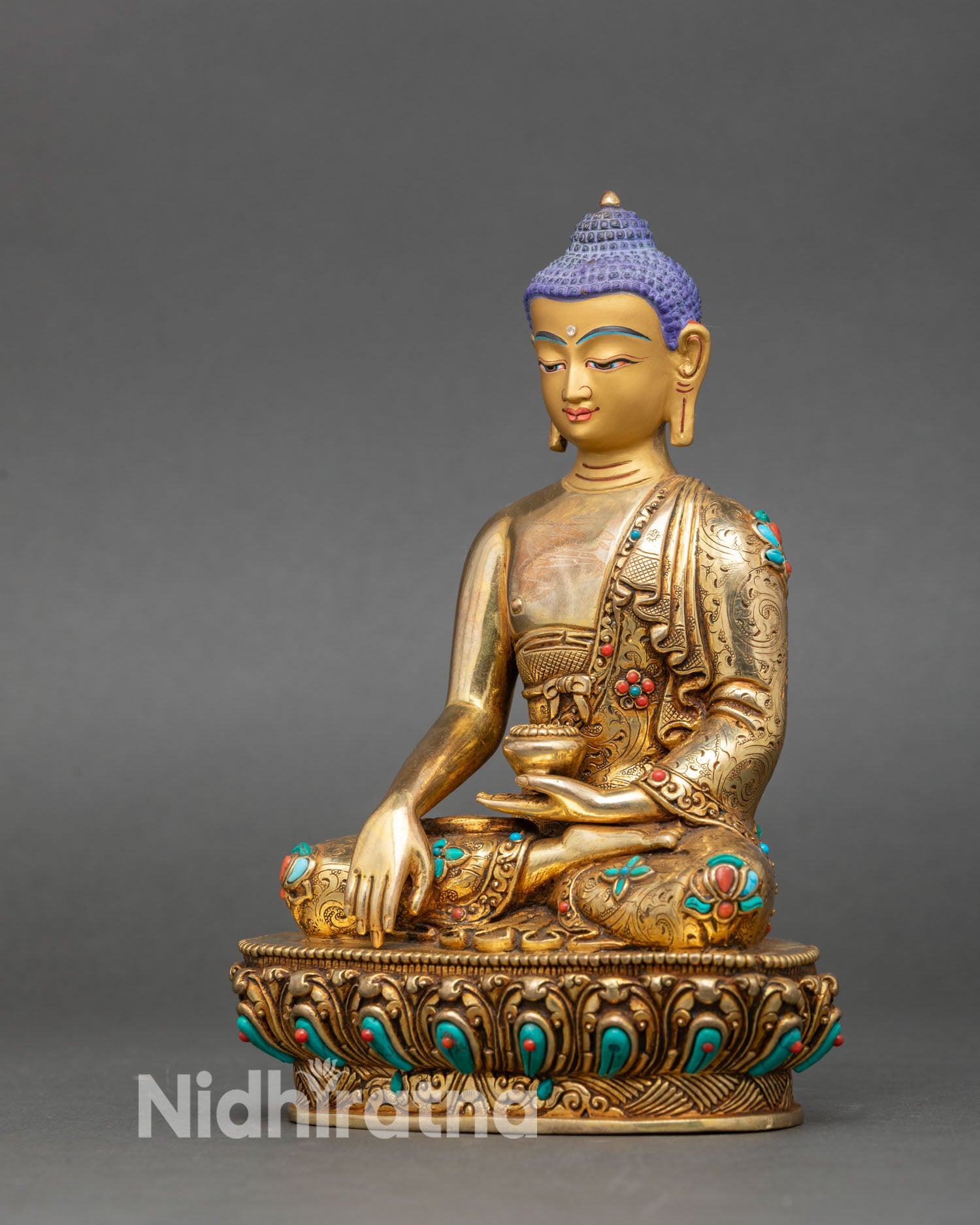 Handmade Buddha Shakyamuni | Buddhist Meditation Sculpture