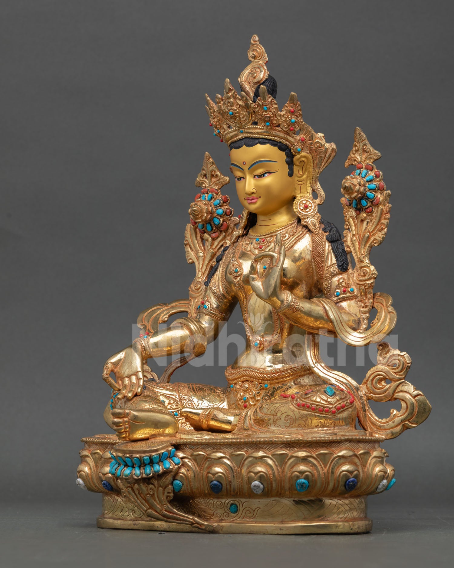 Green Tara Statue