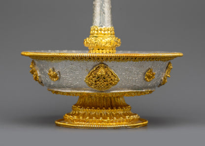 Serkyem Offering | Authentic Tibetan Altar Offering Vessel