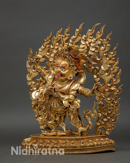 Four-Armed Vajrapani Statue | Symbol of Power & Protection