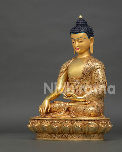 Tathagata Shakyamuni Buddha Statue | Handmade Nepal Artwork