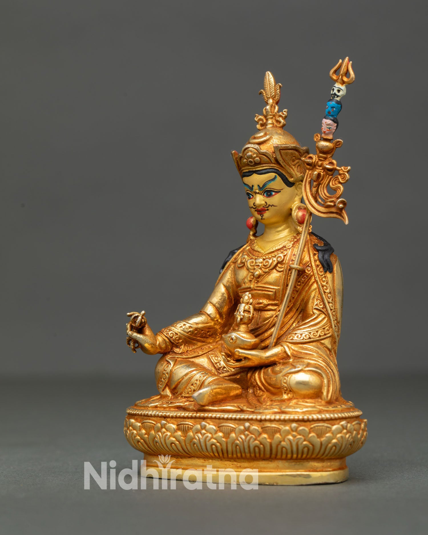 Guru Rinpoche Sculpture | Authentic Newari Crafted Art