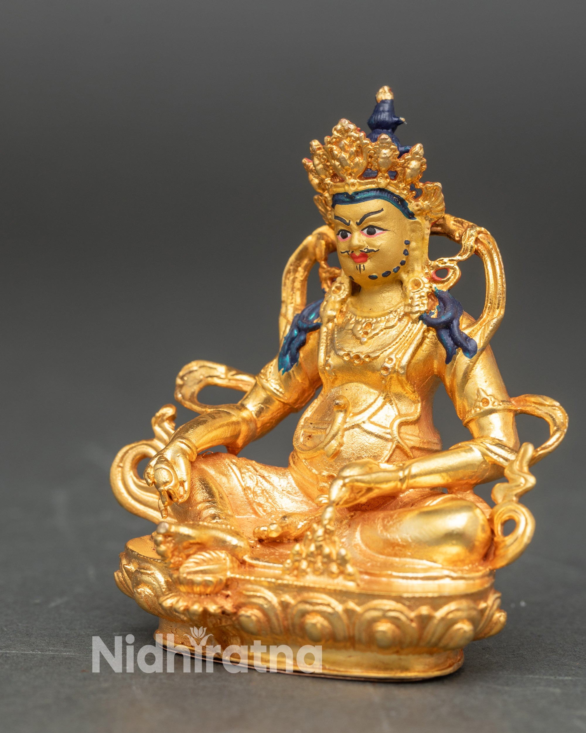 Dzambhala Wealth God for Temple Shrine | Sacred Sculpture