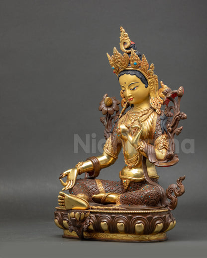 Green Tara Statue