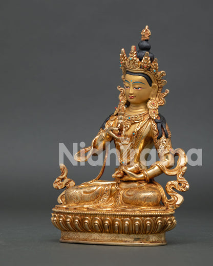 Vajrasattva Statue | Traditional Hand-Carved Buddhist Art