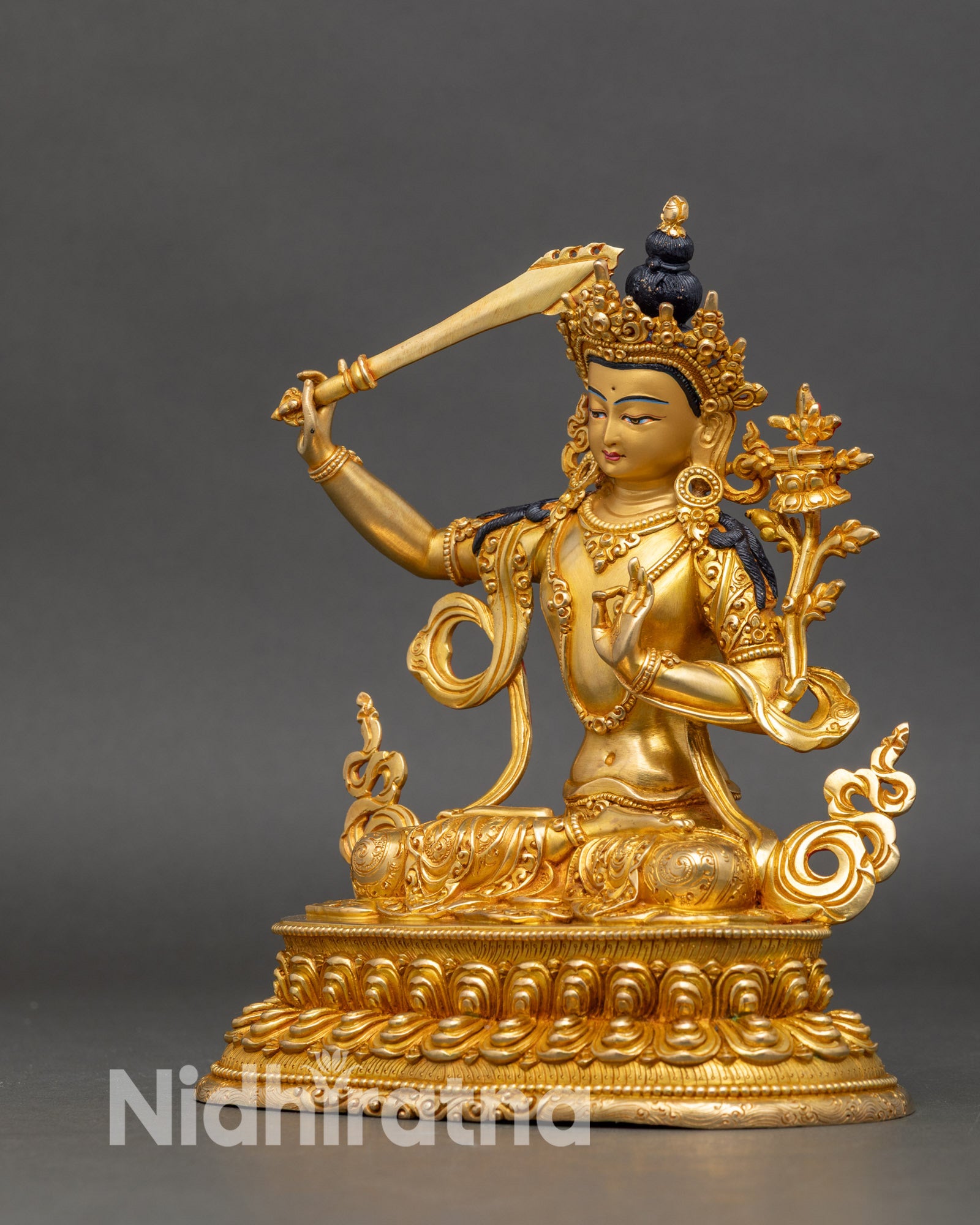 Bodhisattva Manjushri Statue - Symbol of Knowledge & Wisdom