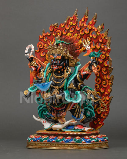 Six Armed Mahakala Statue