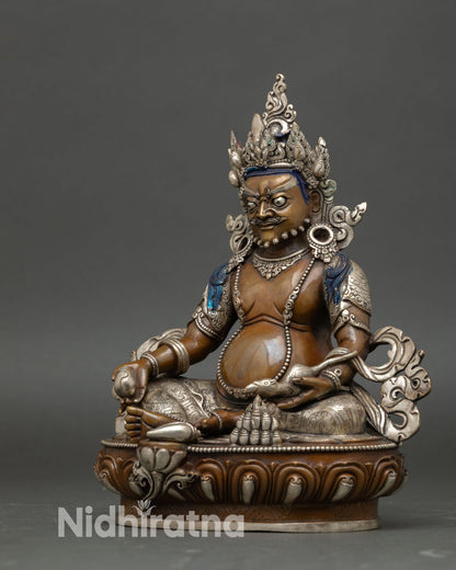 Dzambhala Statue | Tibetan Wealth God Statue for Abundance