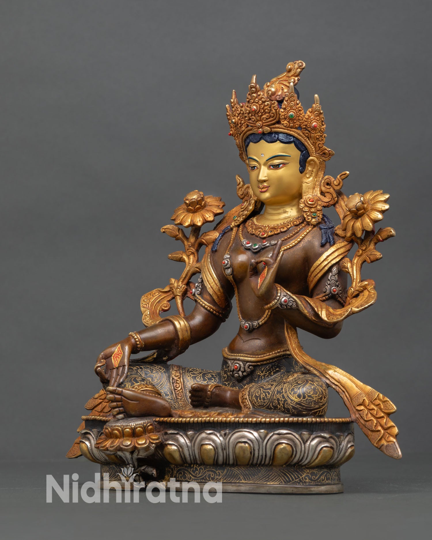 Green Tara Statue – Female Bodhisattva of Compassion