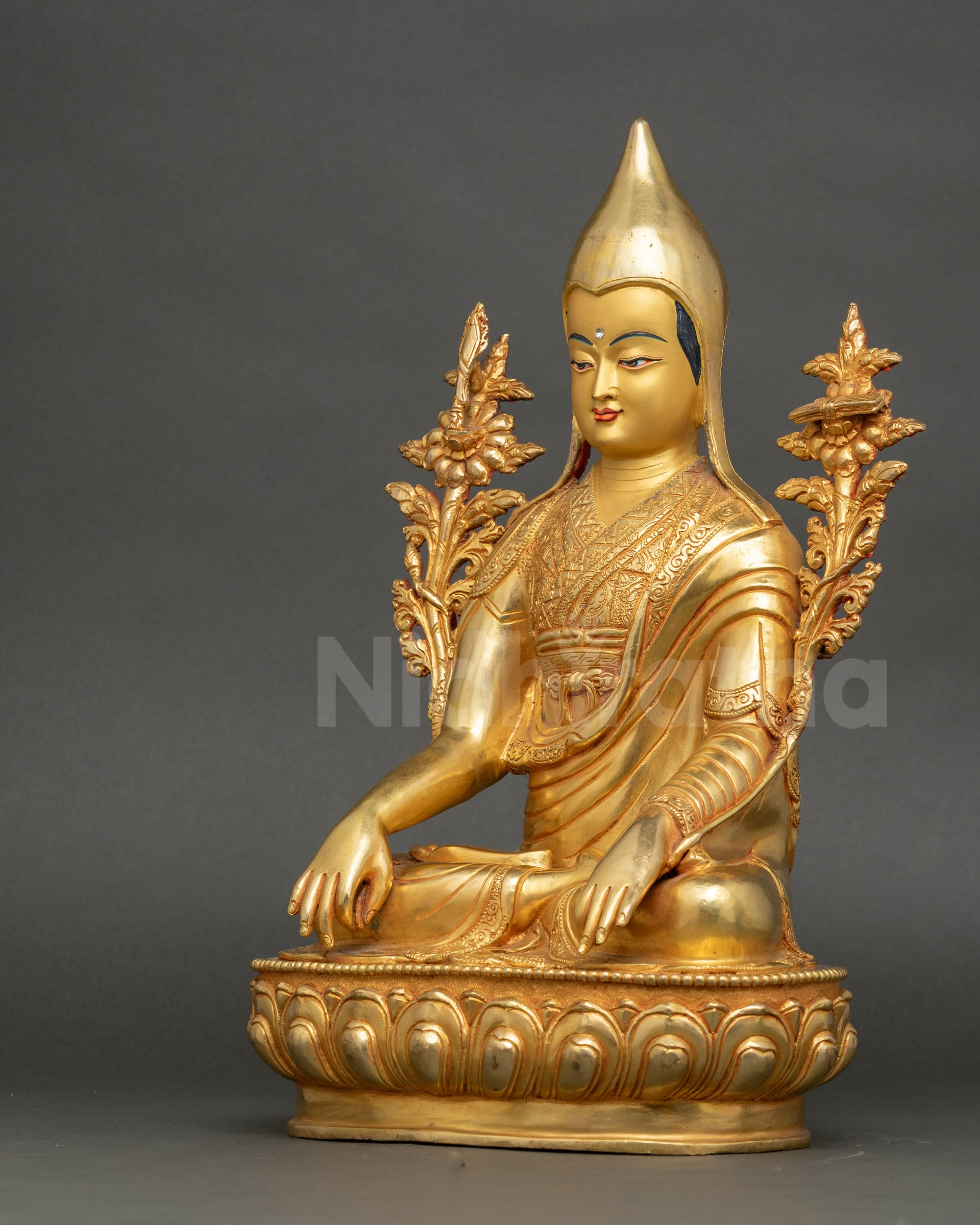 Longchenpa Statue | Lost-Wax Casted Buddhist Master Figurine