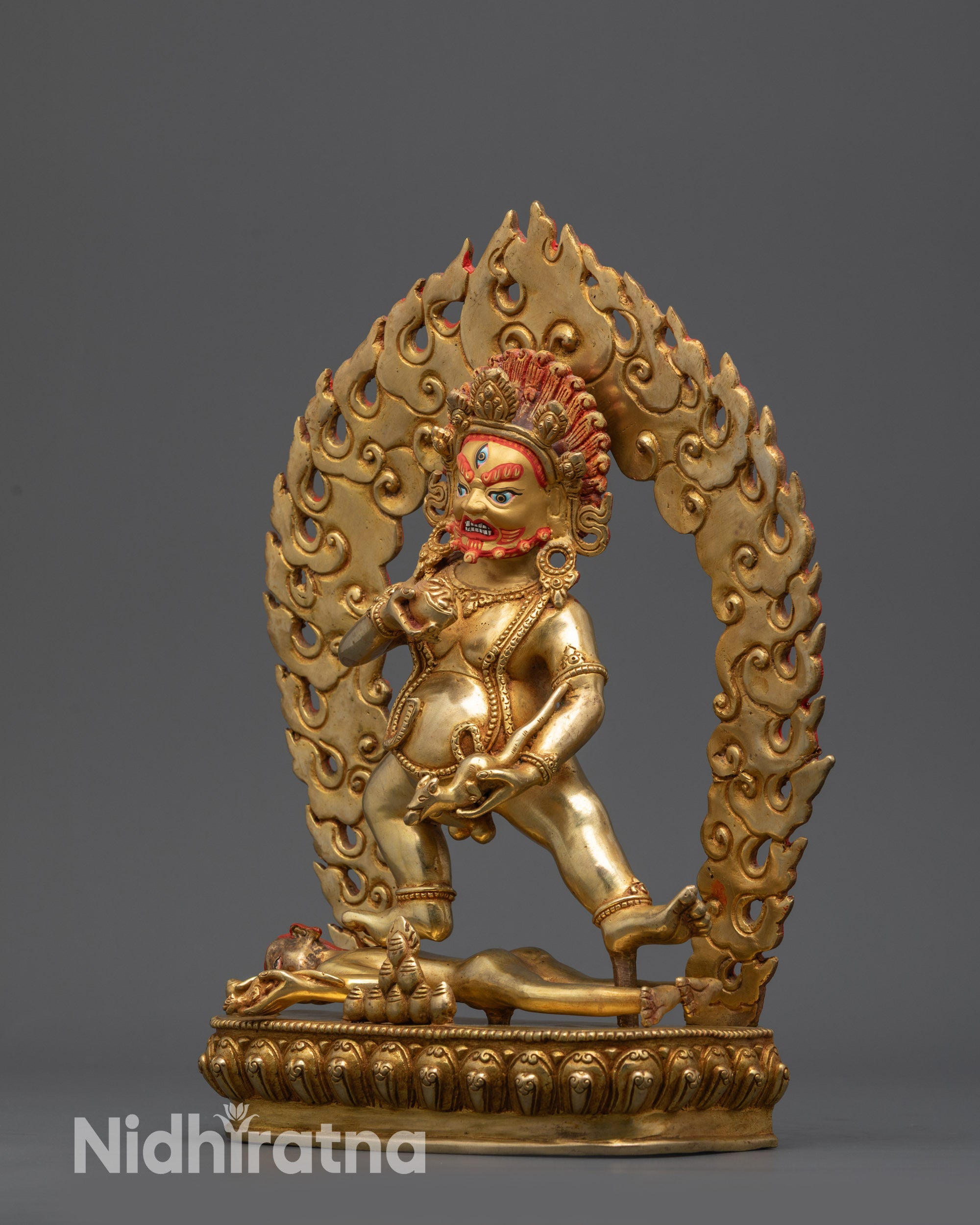 Black Dzambhala Statue