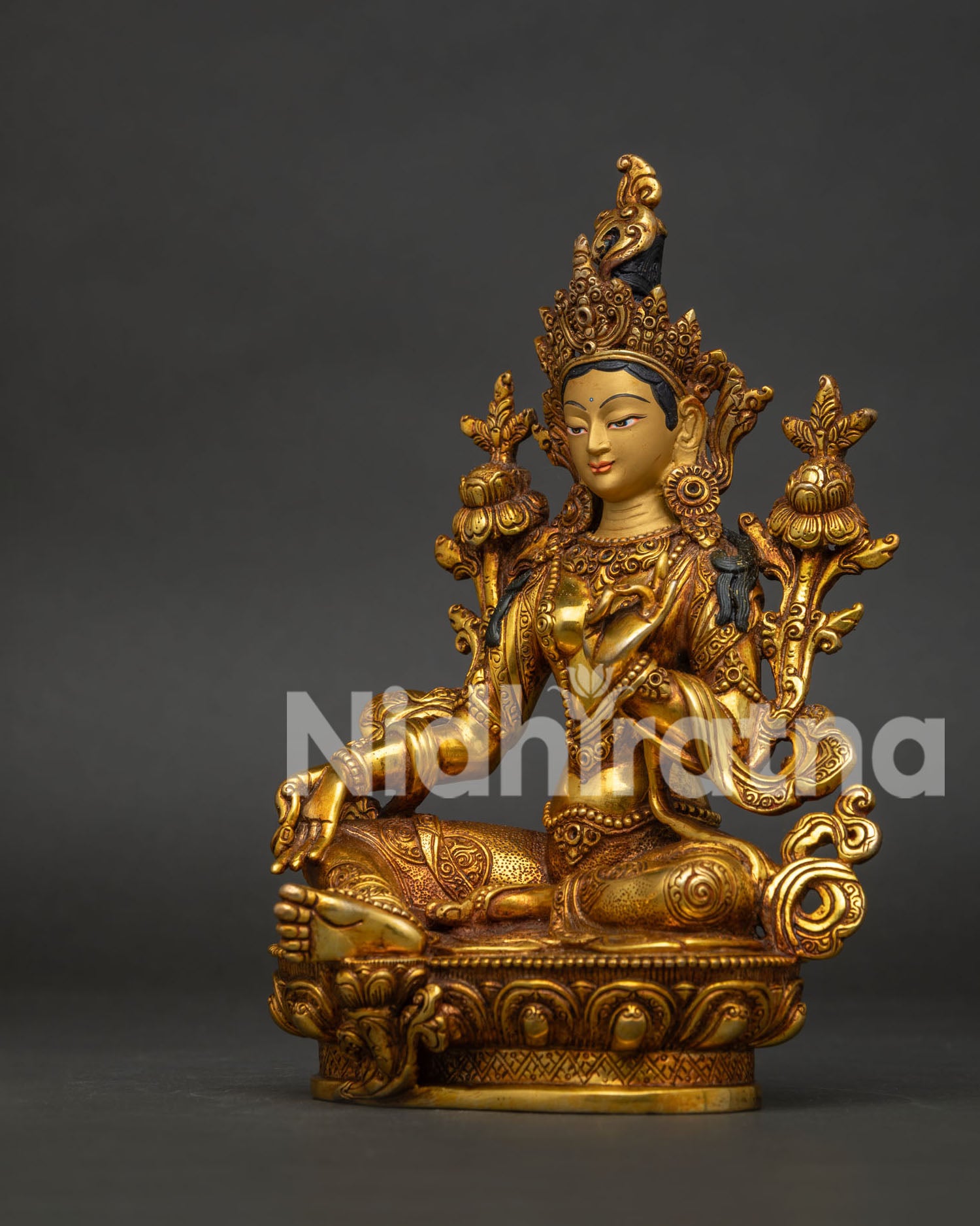 Green Tara Statue