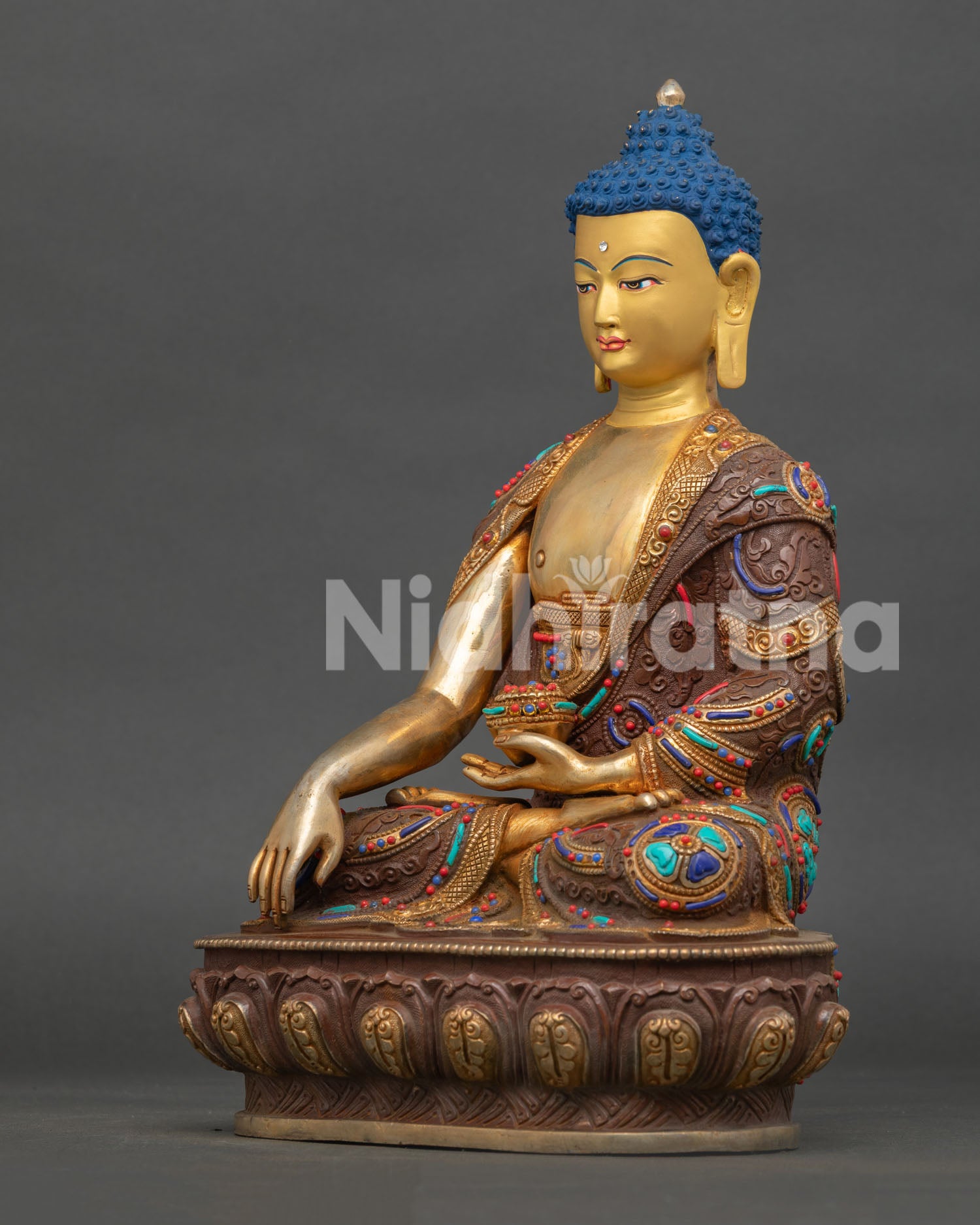 Shakyamuni Buddha Statue from Nepal | Buddhist Meditation Idol