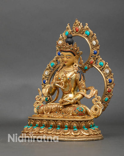 Vajrasattva Sculpture – Sacred Deity of Karma Purification
