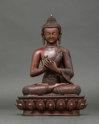 Five Dhyani Buddha Statue Set for Meditation and  Spiritual Practice