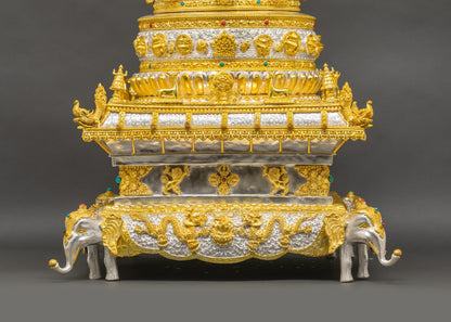 Mandala Offering Set | Handcrafted Himalayan Sacred Ritual Art