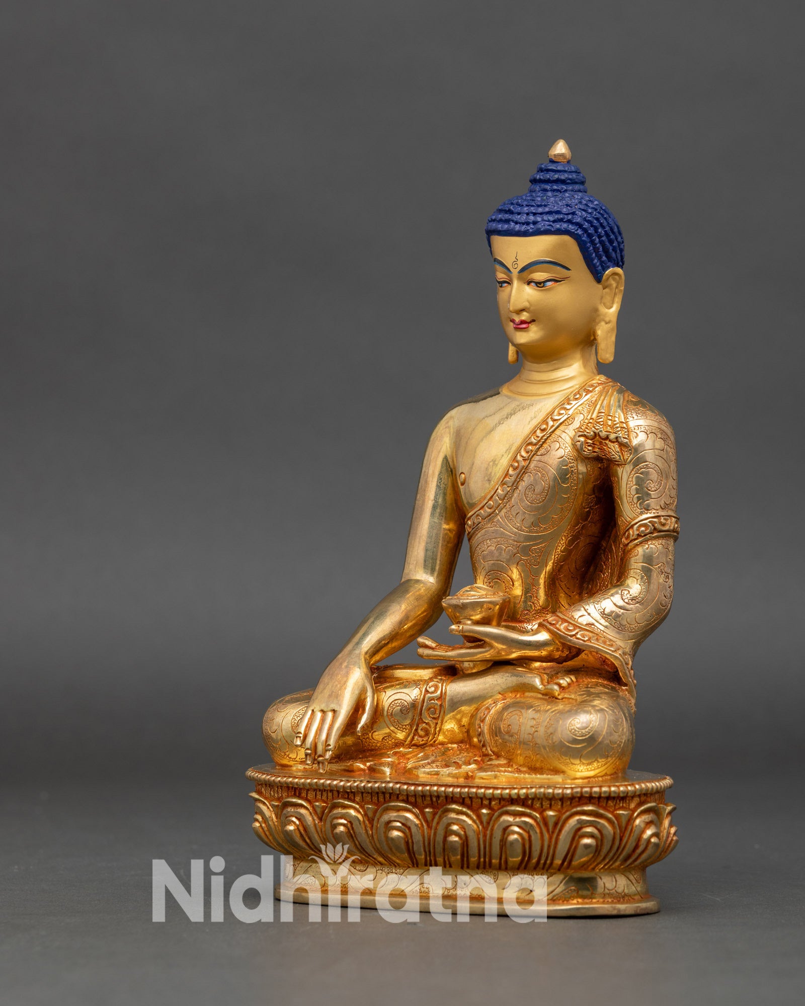 Buddha Shakyamuni Statue | Handcrafted Nepalese Sculpture