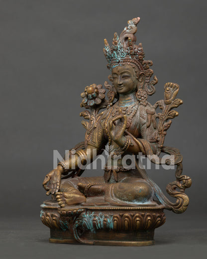 Green Tara Statue