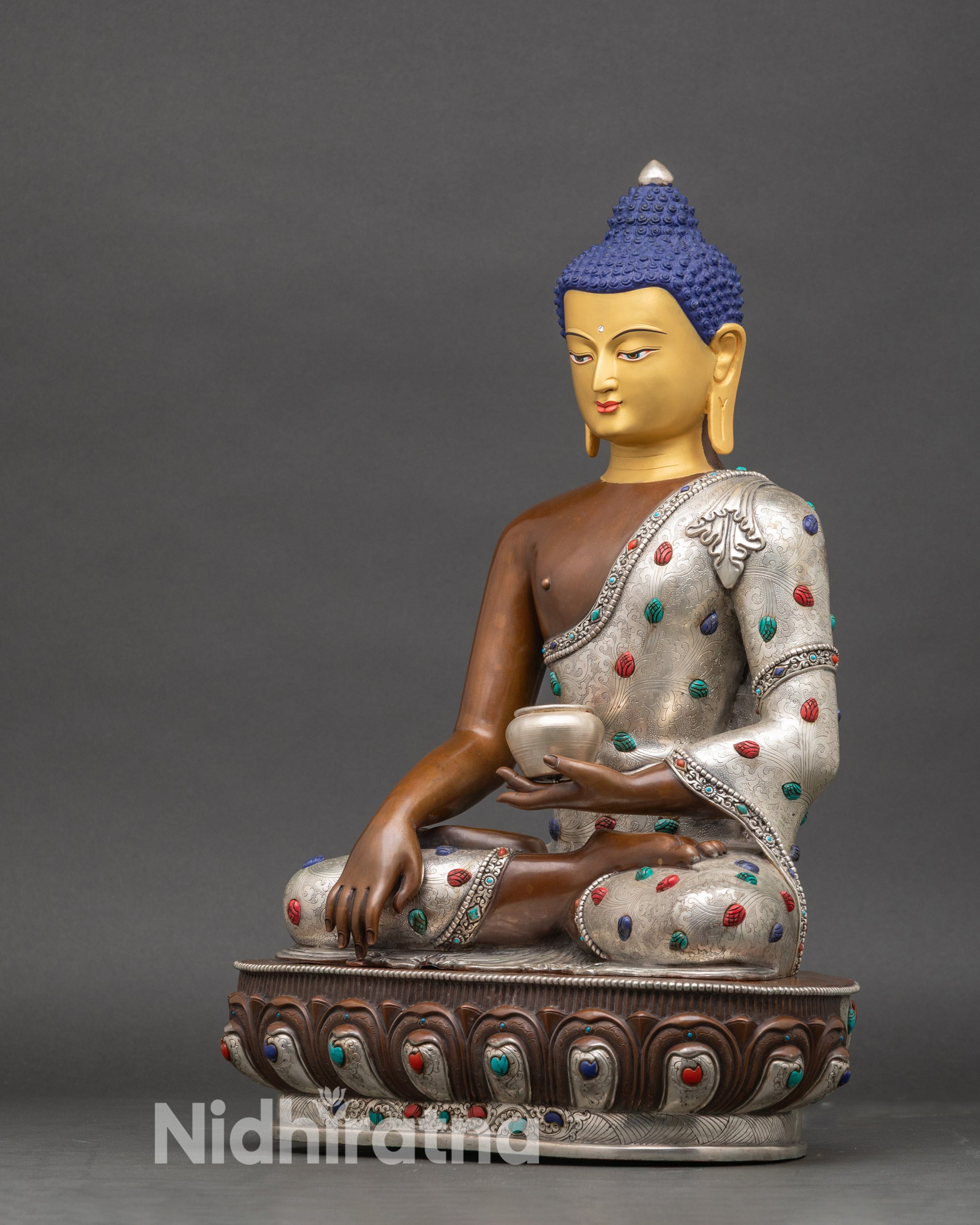 Buddha Altar Statue | Authentic Nepalese Artisan Meditation Figure
